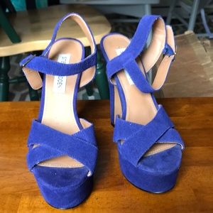 Blue Steve Madden Heels